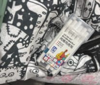 Customer photo review of Manta para Colorear Lavable