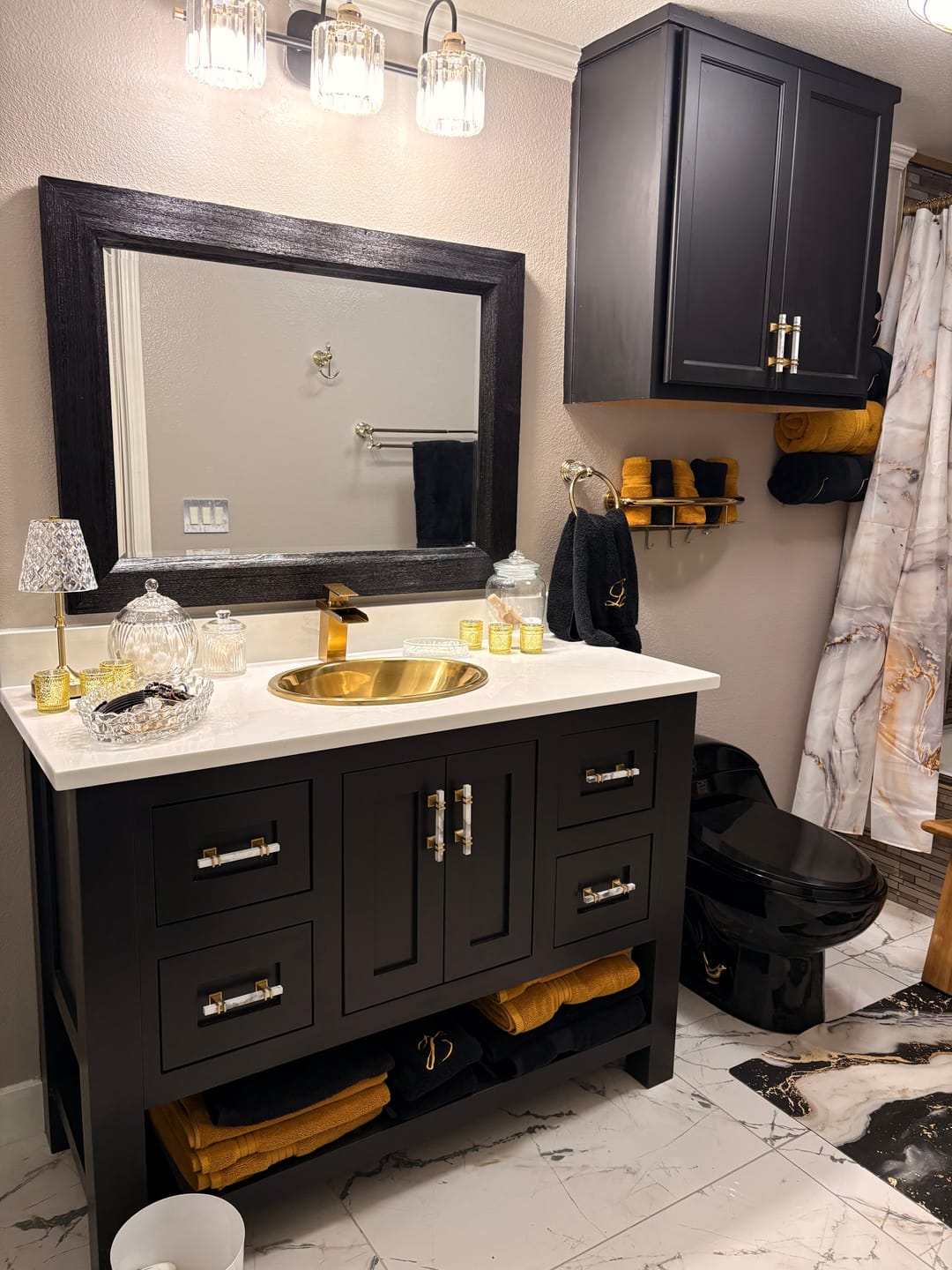 Customer photo review of Contemporary Bathroom Sink Metal Rectangular Drop-in Bathroom Sink with Pop-Up Drain
