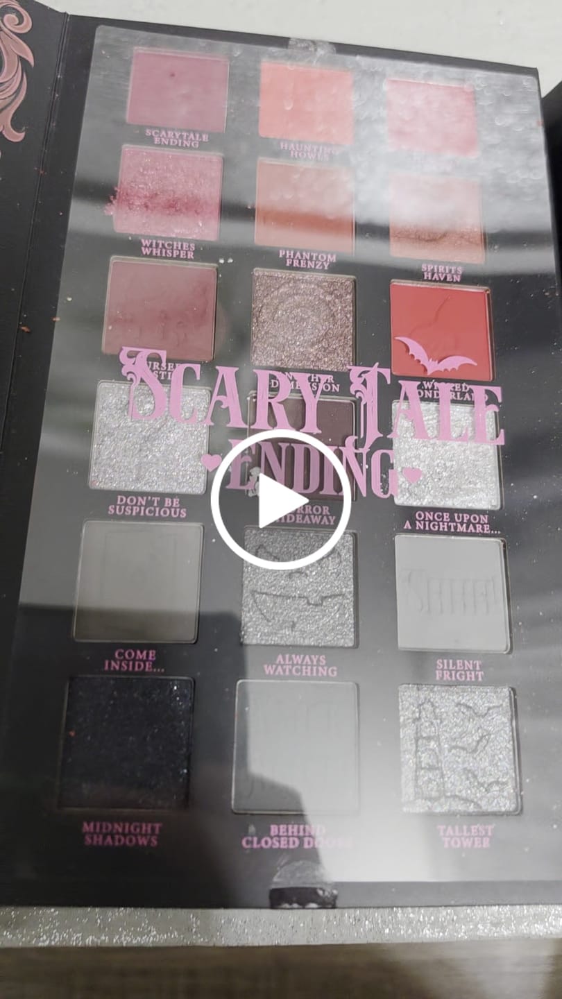 Customer video review of Scary Tale Ending Halloween Palette