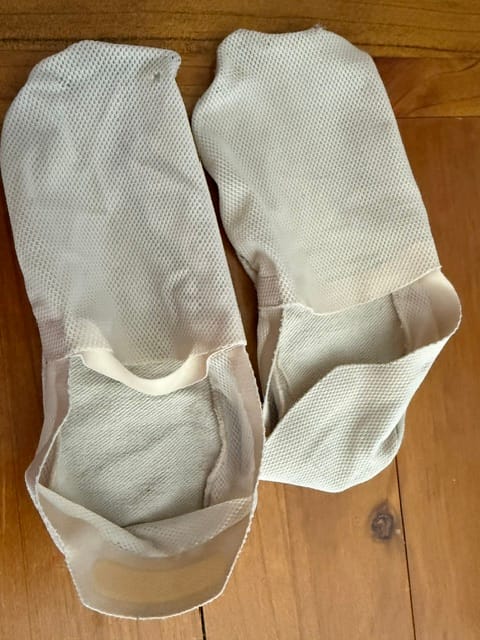 Customer photo review of 3 Pack Invisible Socks