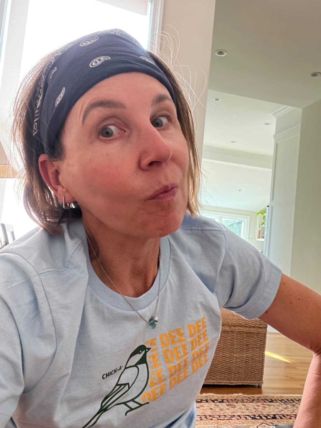 Customer photo review of Chickadee Dee Dee Women's Tee