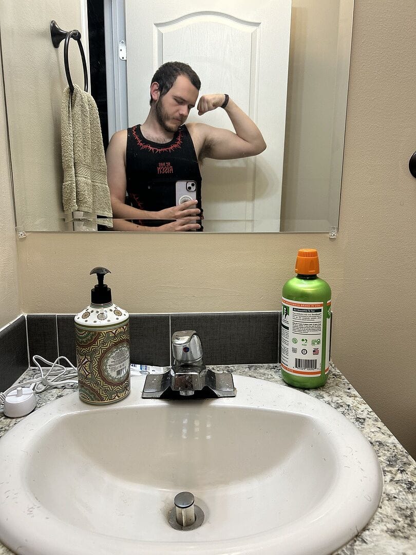 Customer photo review of Risen Tank Top - Black
