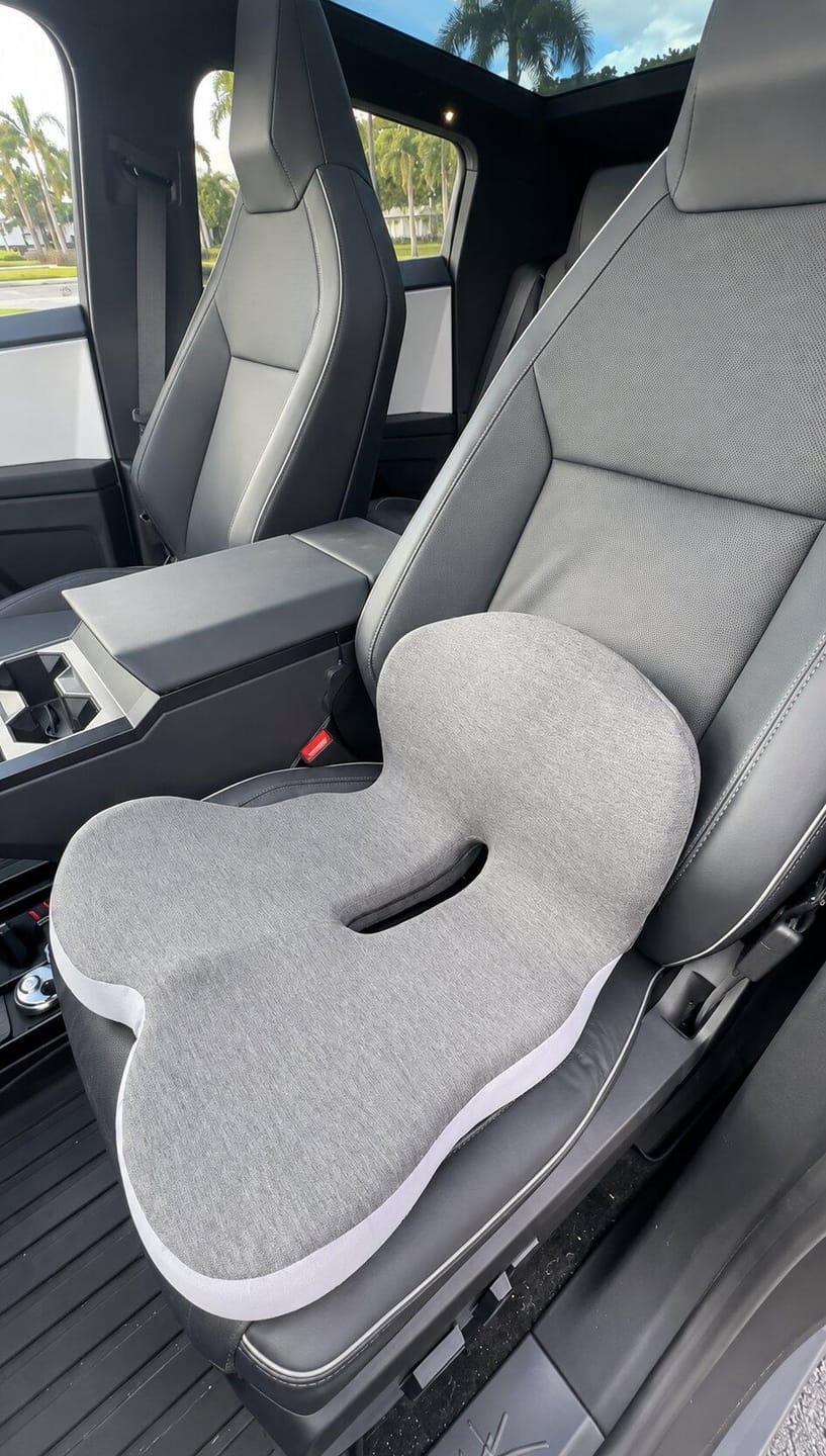 Customer photo review of Coussin orthopédique ergonomique – Améliorez votre confort d’assise