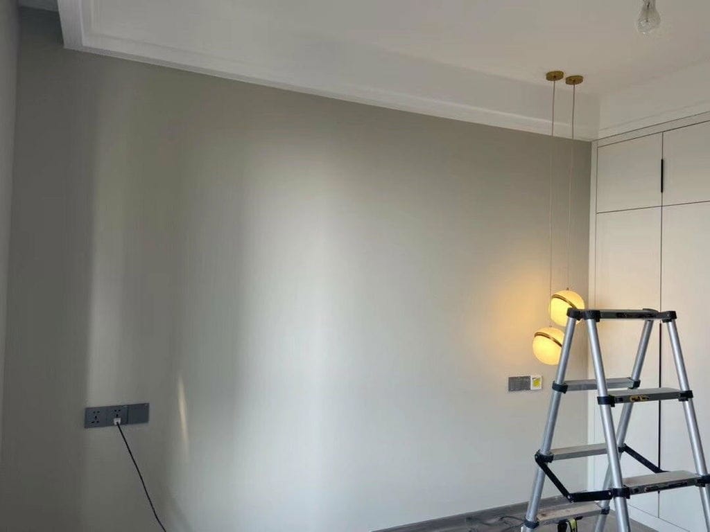 Customer photo review of Crescent Brass Pendant Light, Opal Acrylic Sphere, 20 to 40 cm