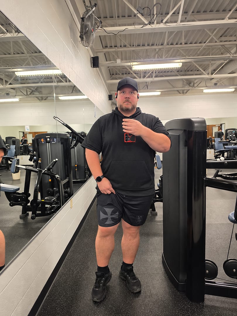 Customer photo review of Crusader Cross Performance Shorts - Black