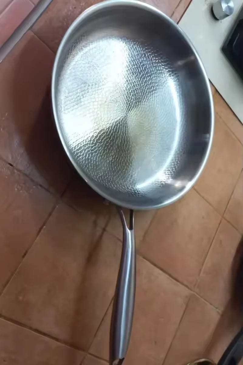 Customer photo review of Element 22™ Pan — High-Grade Pure Titanium