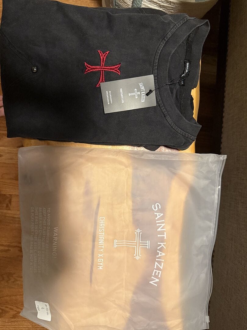 Customer photo review of Crusader Armor T-Shirt