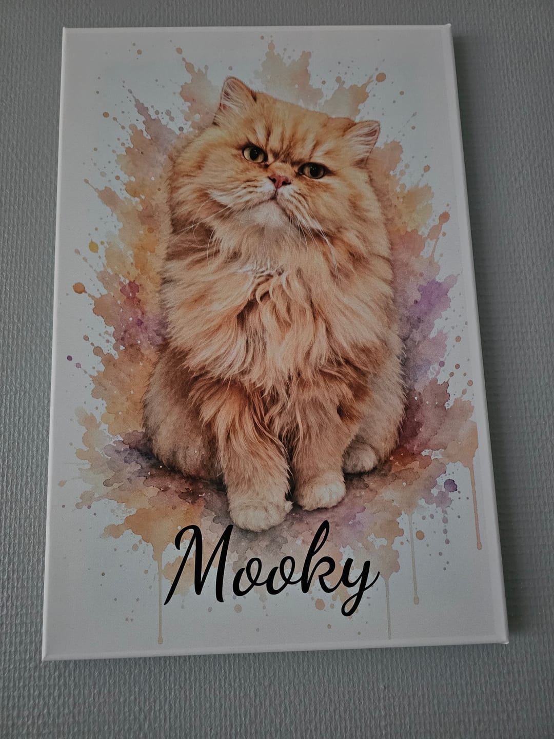 Customer photo review of Ton animal de compagnie en œuvre d’art – avec aperçu en direct, en poster ou sur toile.