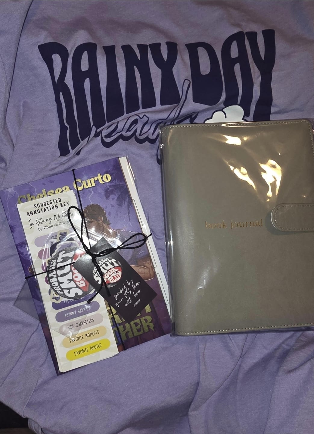 Customer photo review of smut slut book club subscription