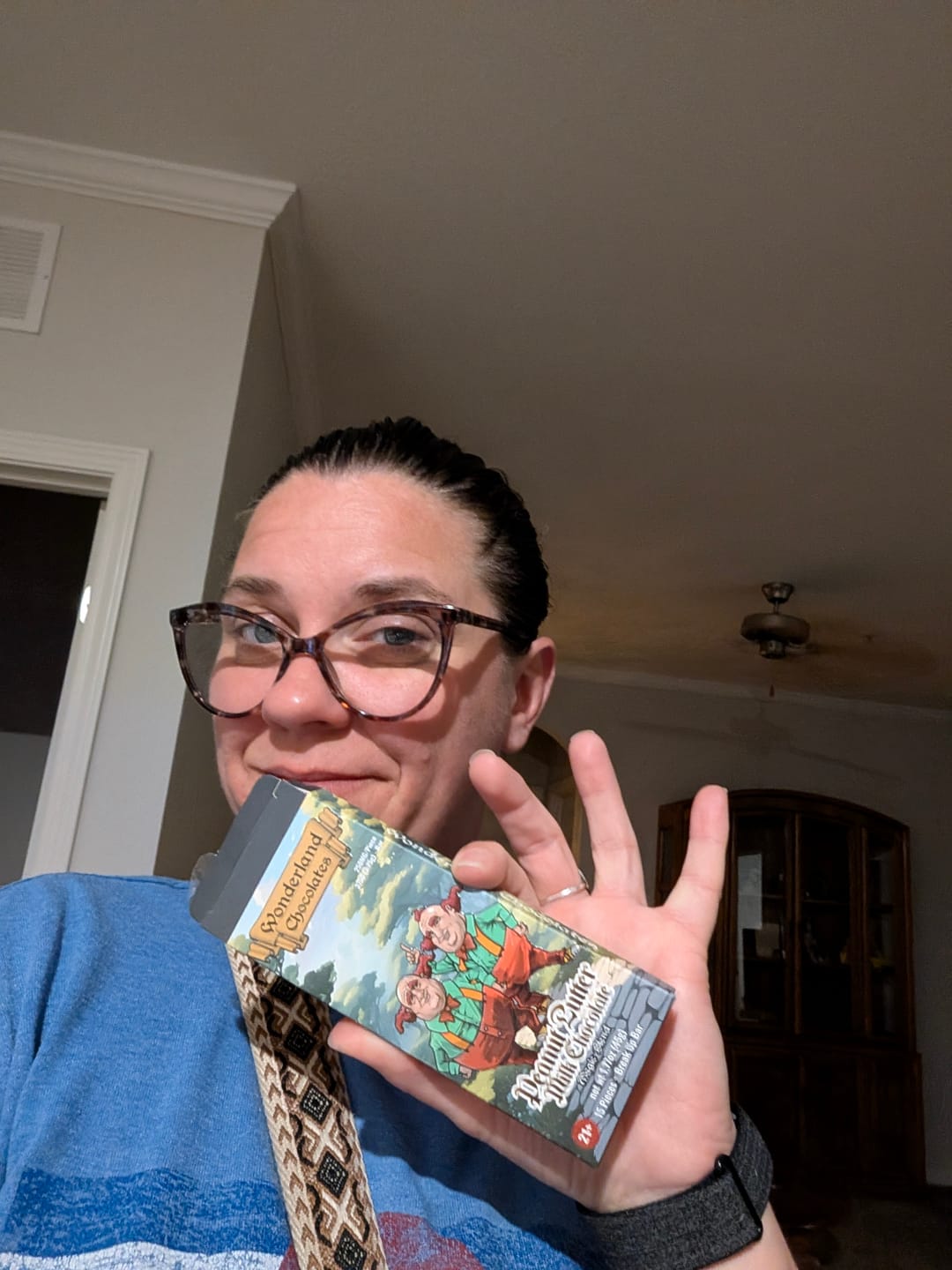 Customer photo review of Wonderland Mushroom Chocolates - 3,750mg