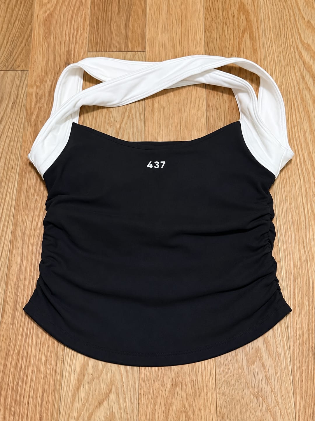 Customer photo review of The Sculpt Tank Black & Cream