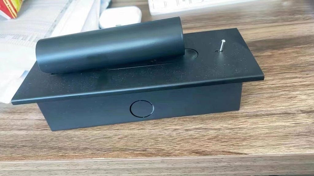 Customer photo review of Matte Black Wall Light for Bedside, Integrated LED, 330° Pivot