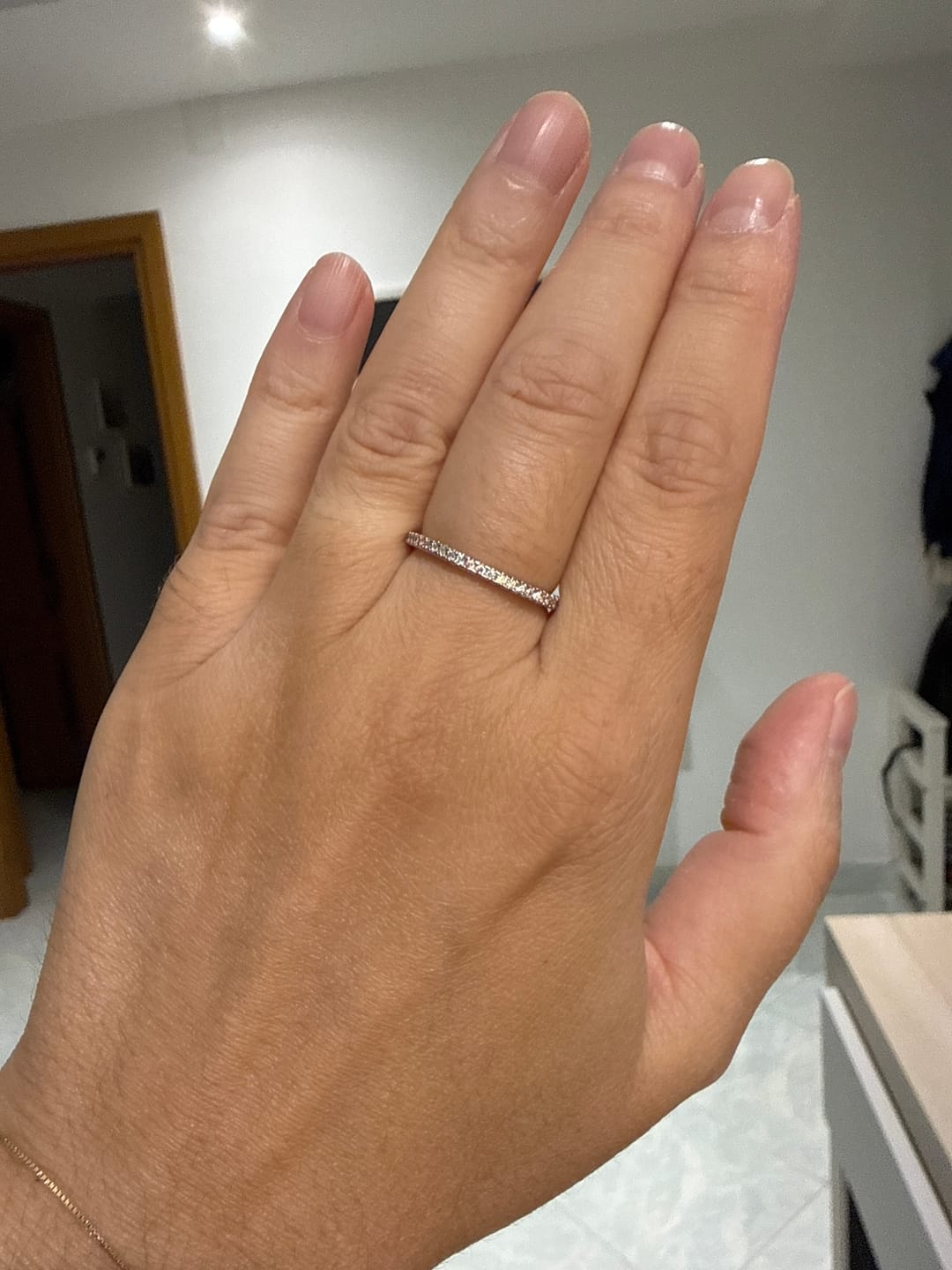 Customer photo review of Anello semi Veretta