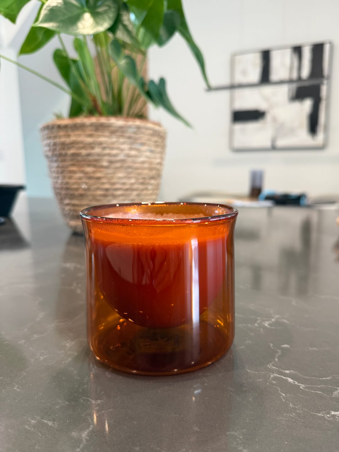 Customer photo review of FLUR Latte XL Glasses