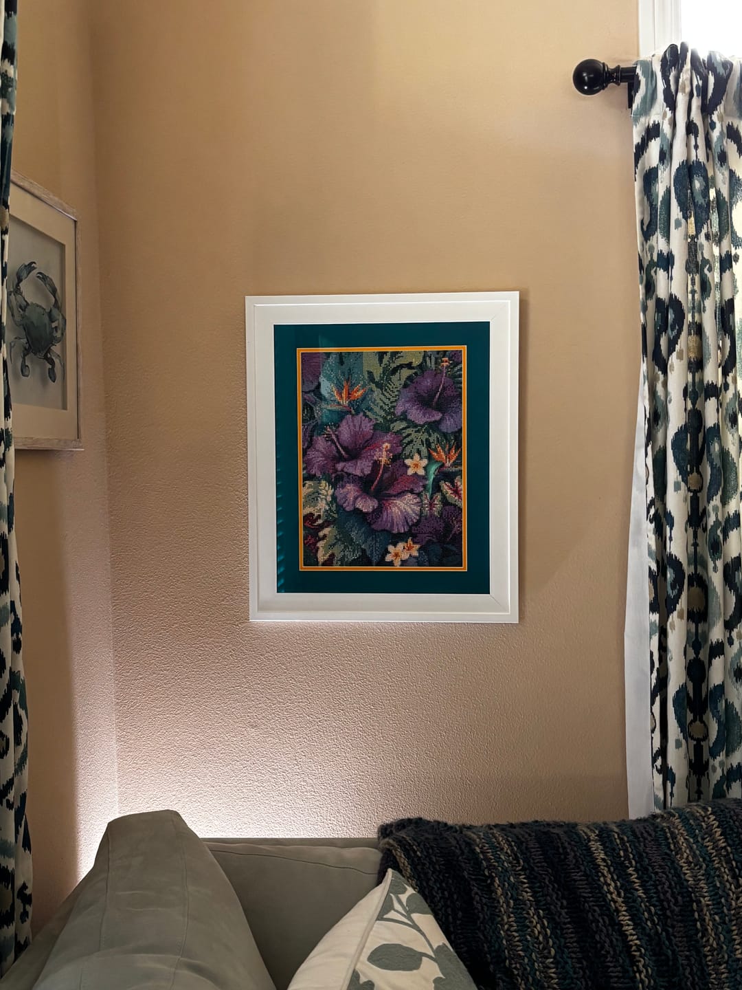 Customer photo review of Tropical Hibiscus Paradise (Diamond Painting)