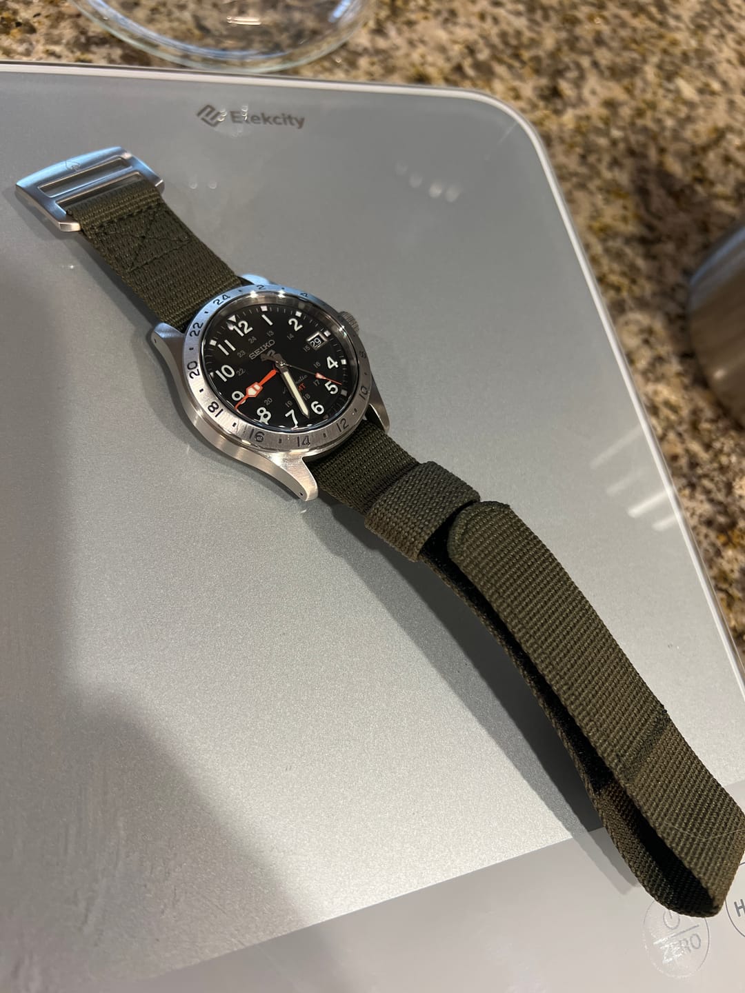 Customer photo review of Glomar Explorer - Hook And Loop Watch Strap