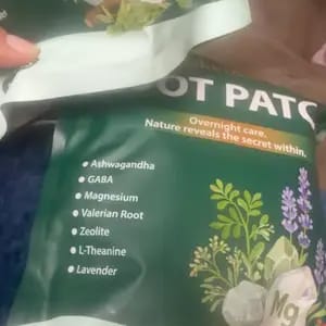 Customer photo review of Sollievo Stress Patch Detossificante Piedi Naturale Lavanda
