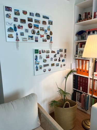Customer photo review of Metal Magnet Panosu Beyaz