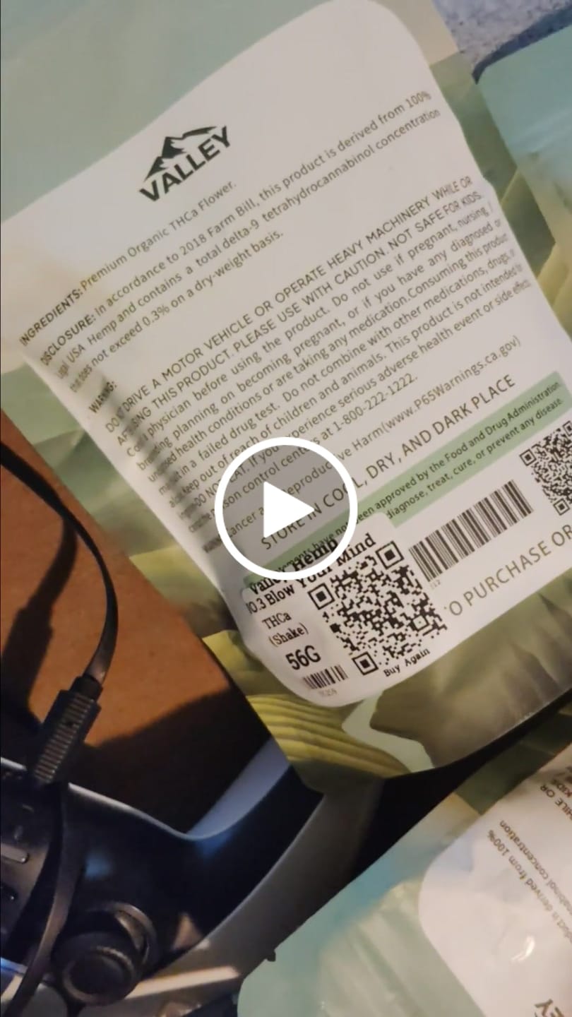 Customer video review of (Buy 1 Get 2 Free) No3. Blow Your Mind THCa Shake