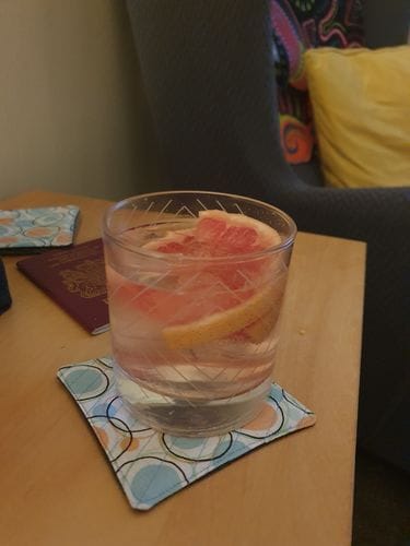 Customer photo review of Blood Orange & Pink Grapefruit Gin Gift Set