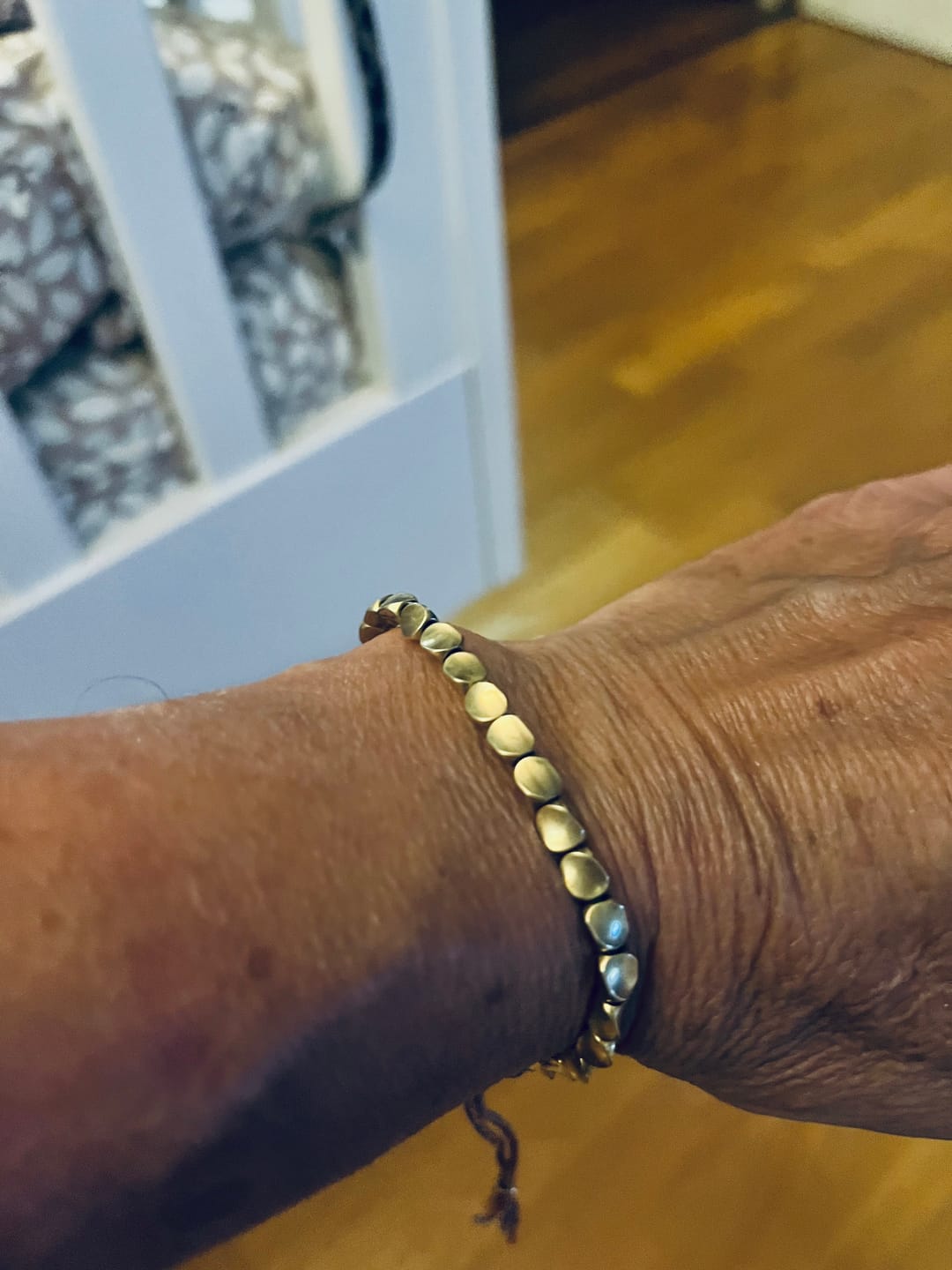 Customer photo review of Bracelet Tibétain Porte-Bonheur