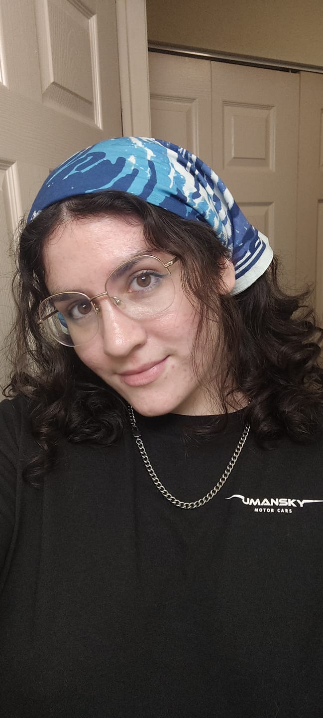 Customer photo review of Waves Bandana