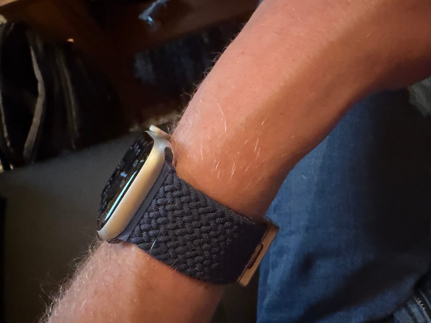 Customer photo review of arktisband Geflochtenes Apple Watch Armband "Casual" mit Magnetverschluss