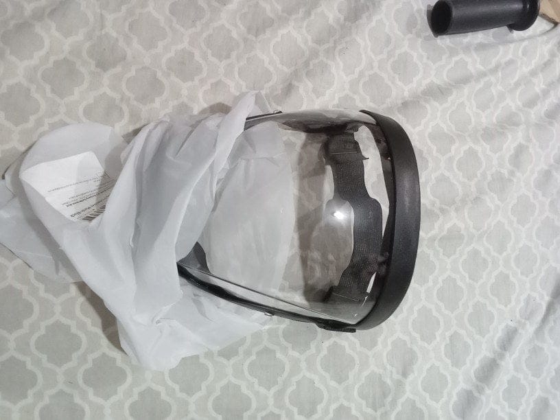 Customer photo review of Visière de protection intégrale anti-buée