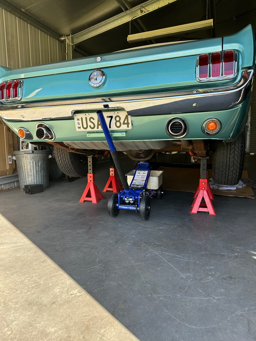Customer photo review of 3 TONNE RUGGED FLOOR JACK - AUSSIE FLAG EDITION