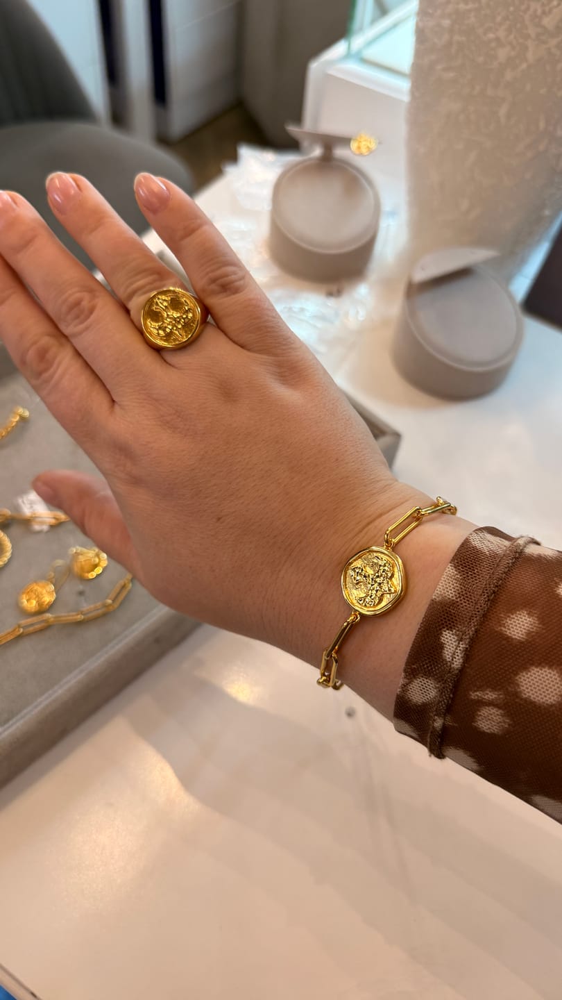 Customer photo review of Antique Bird Grand Bracelet | Double-Sided