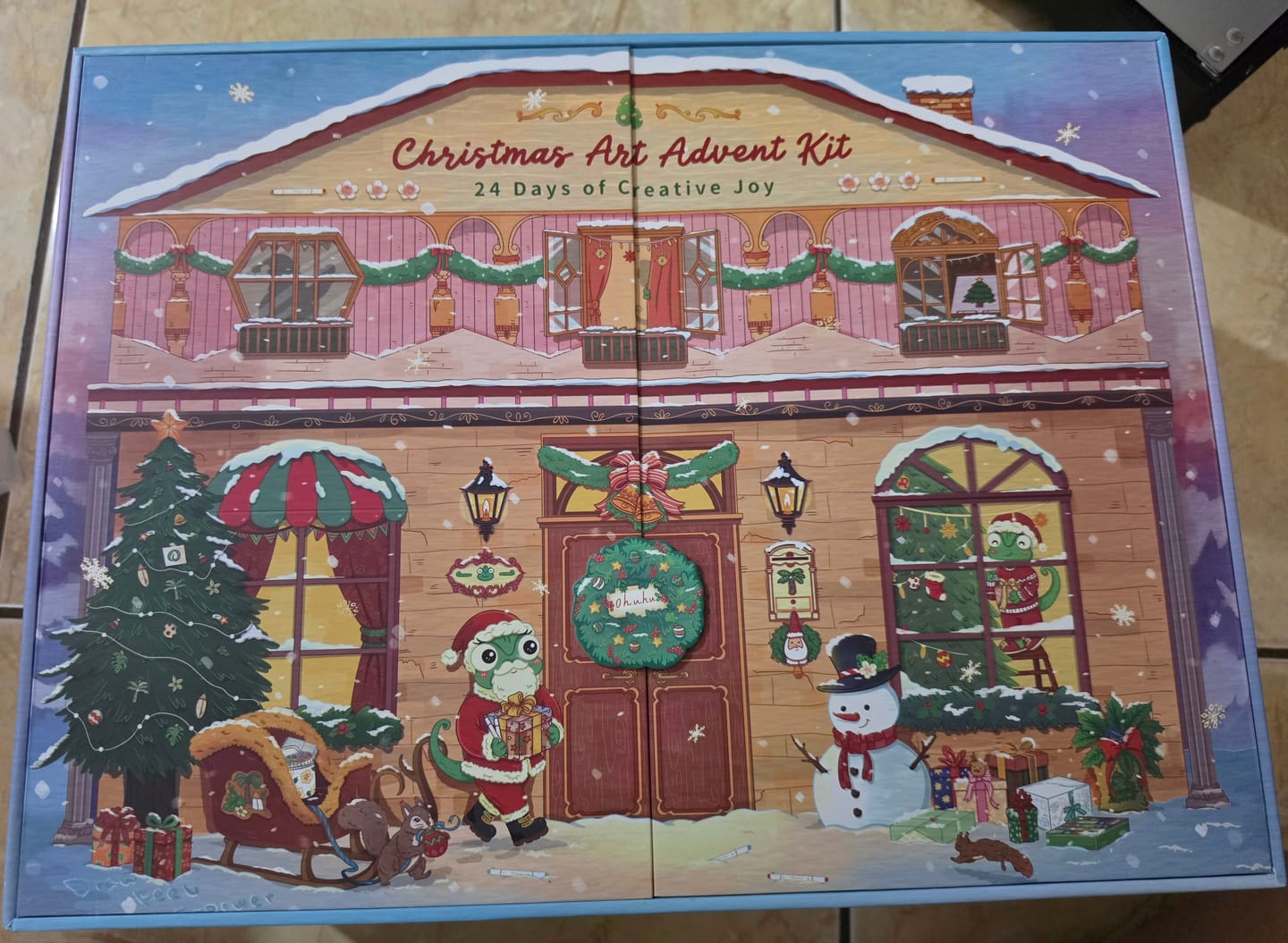 Customer photo review of Ohuhu Christmas Advent Calendar 2026, 24 Days Countdown Gift Kit