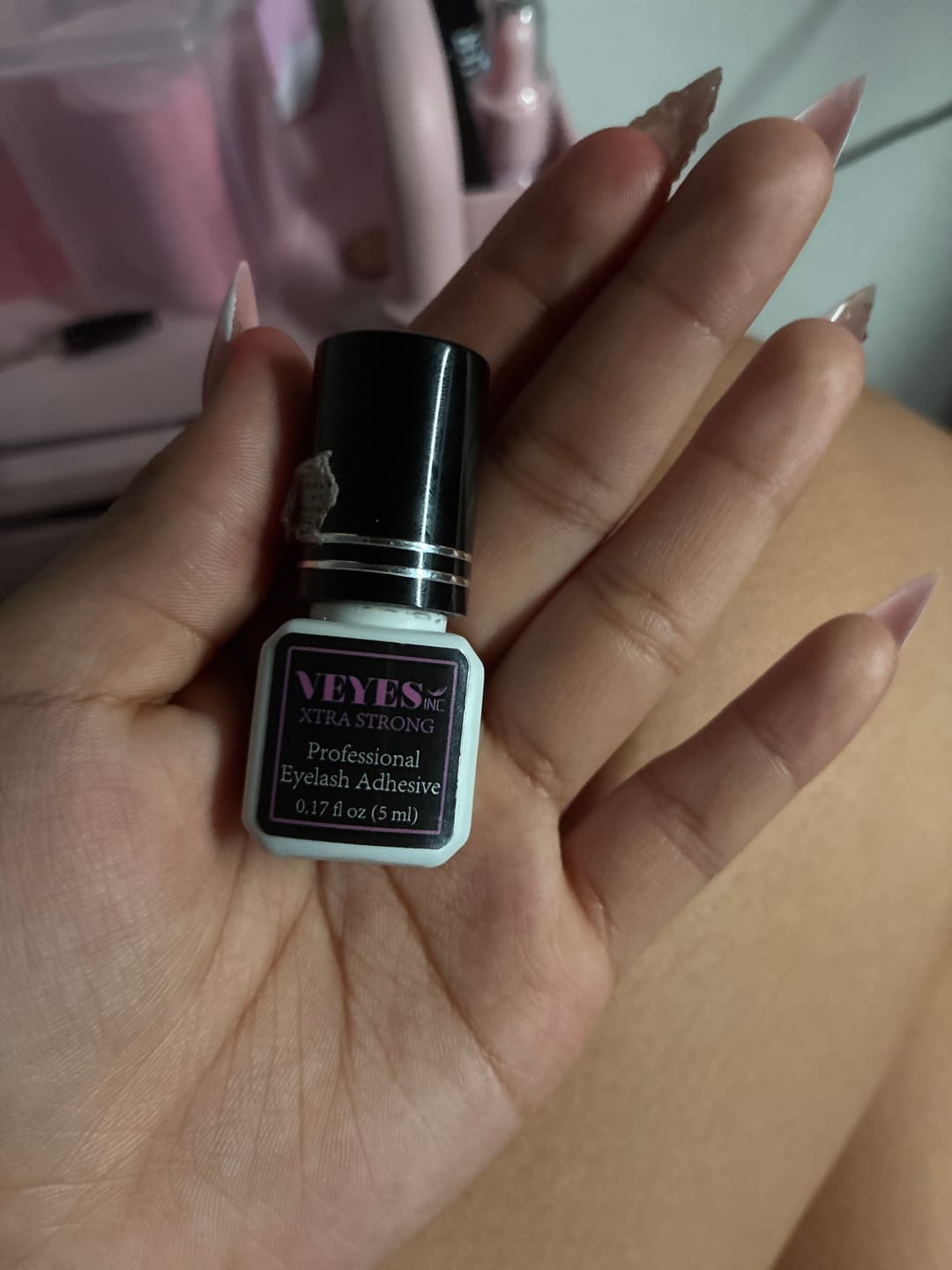 Customer photo review of Extra Strong - Lash Extension Glue