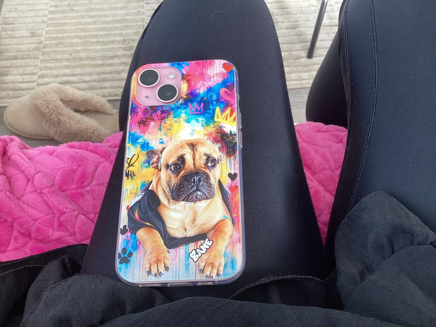 Customer photo review of Personalised Phone Case - Graffiti