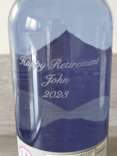 Customer photo review of Personalised Gin