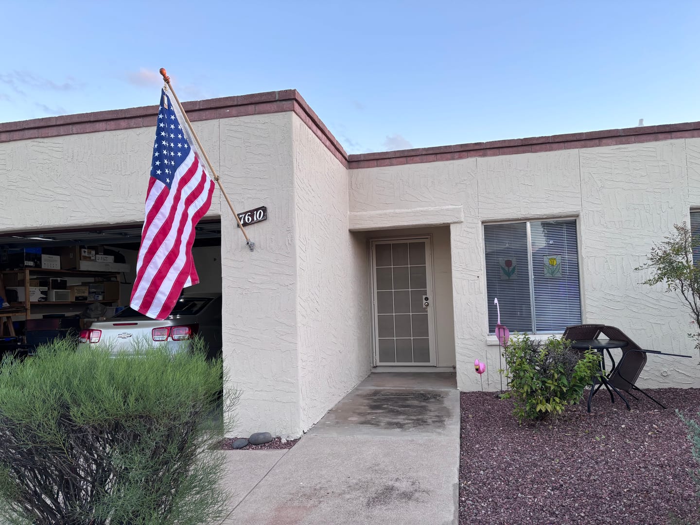 Customer photo review of 3' x 5' American Flag Set