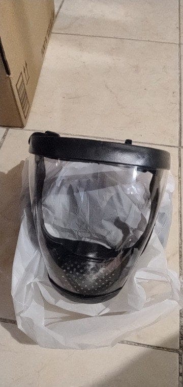 Customer photo review of Visière de protection intégrale anti-buée