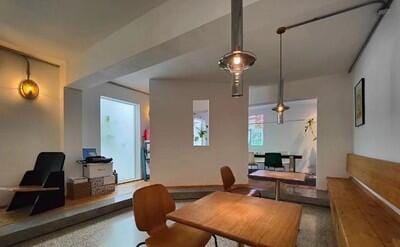 Customer photo review of Tapered Glass Pendant Light, Gold or Black Stems, 46 cm
