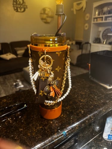 Customer photo review of Designer Holographic In-Car Insulated Cup 40 OZ