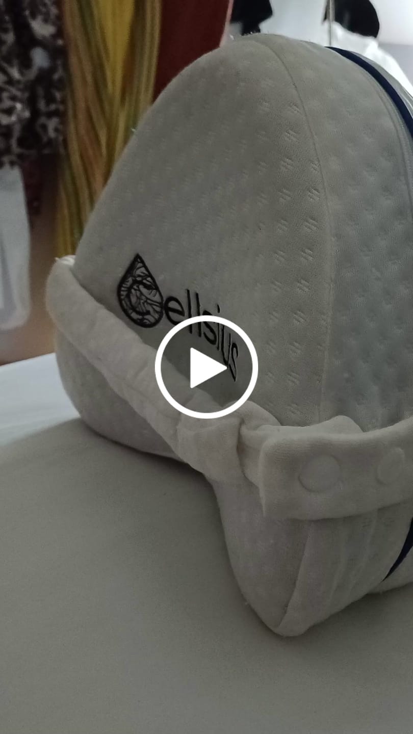 Customer video review of Coussin Orthopédique Genoux Cellsius - Le secret d'un sommeil sans douleur