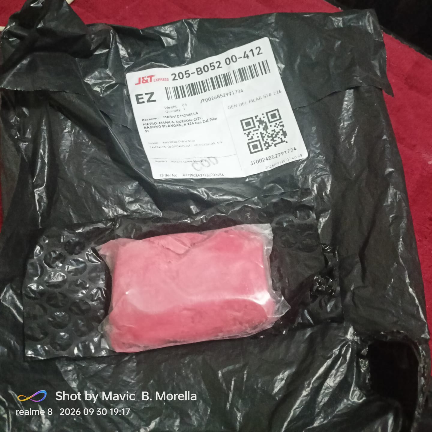 Customer photo review of BONITA Tawas Calamansi Persimmon Odor Eliminator + Whitening Soap 80g