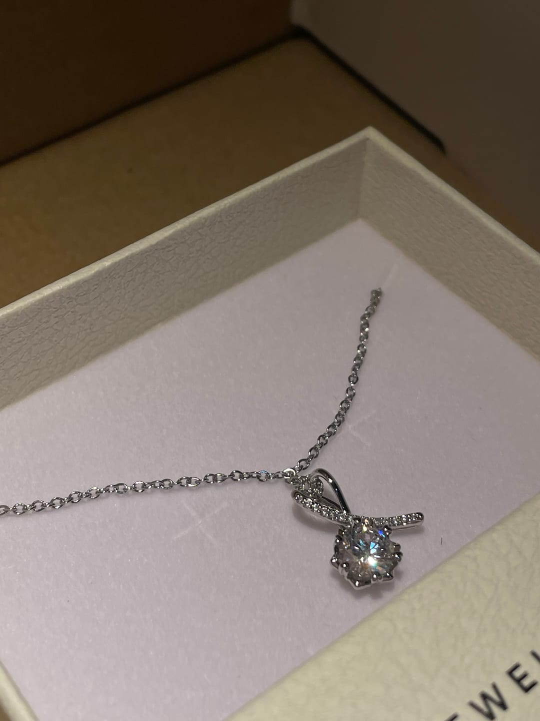 Customer photo review of Tilly Ribbon Necklace