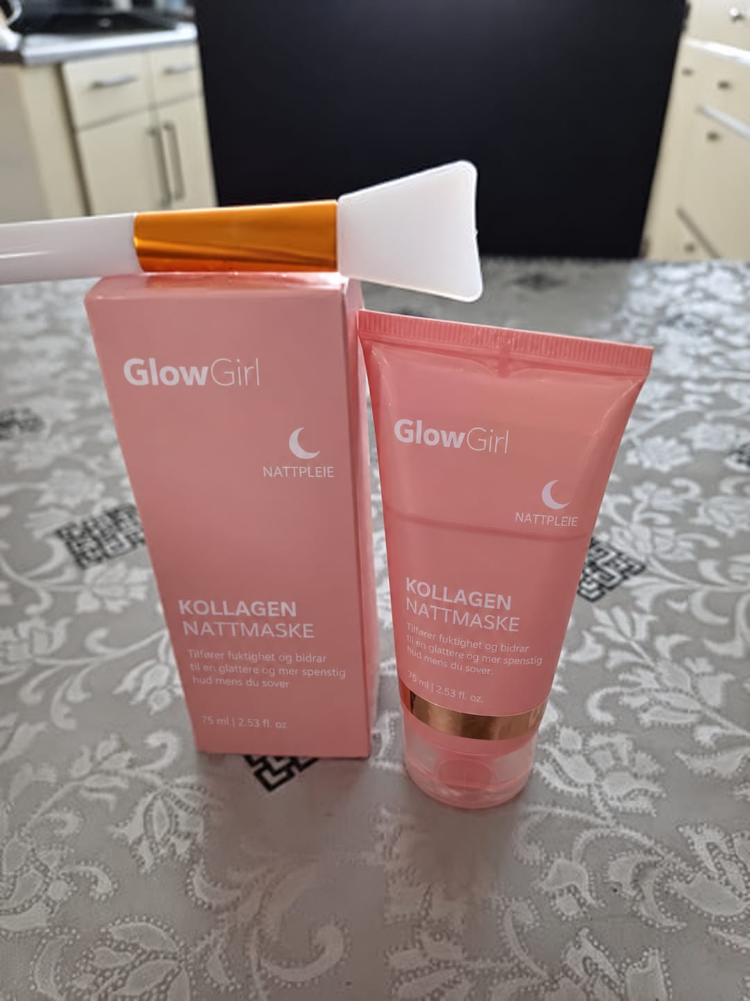 Customer photo review of Bio-kollagenmaske + pensel