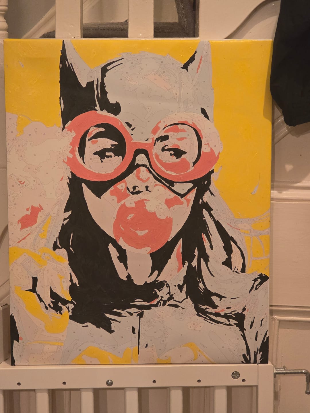 Customer photo review of Bubblegum Hero | Paint by Number