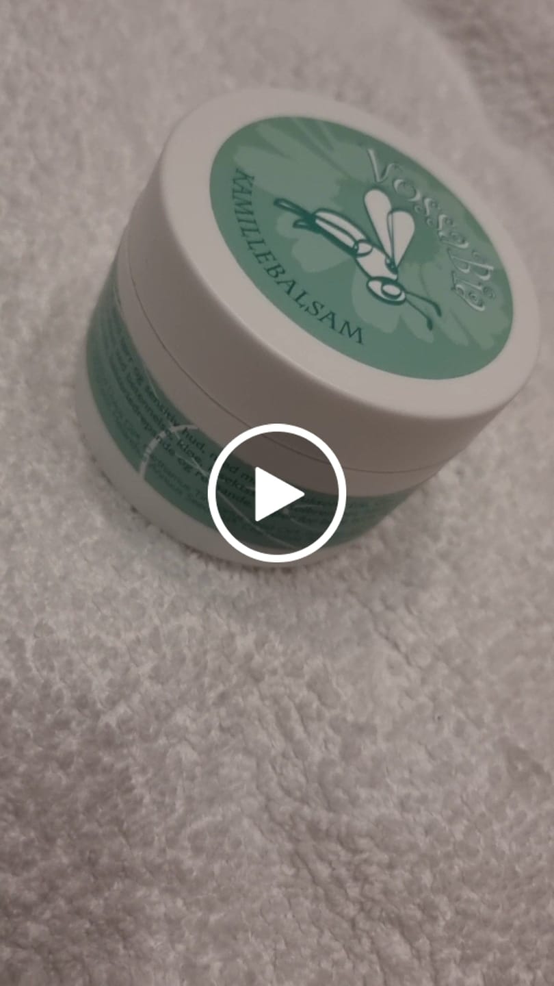 Customer video review of Kamillebalsam