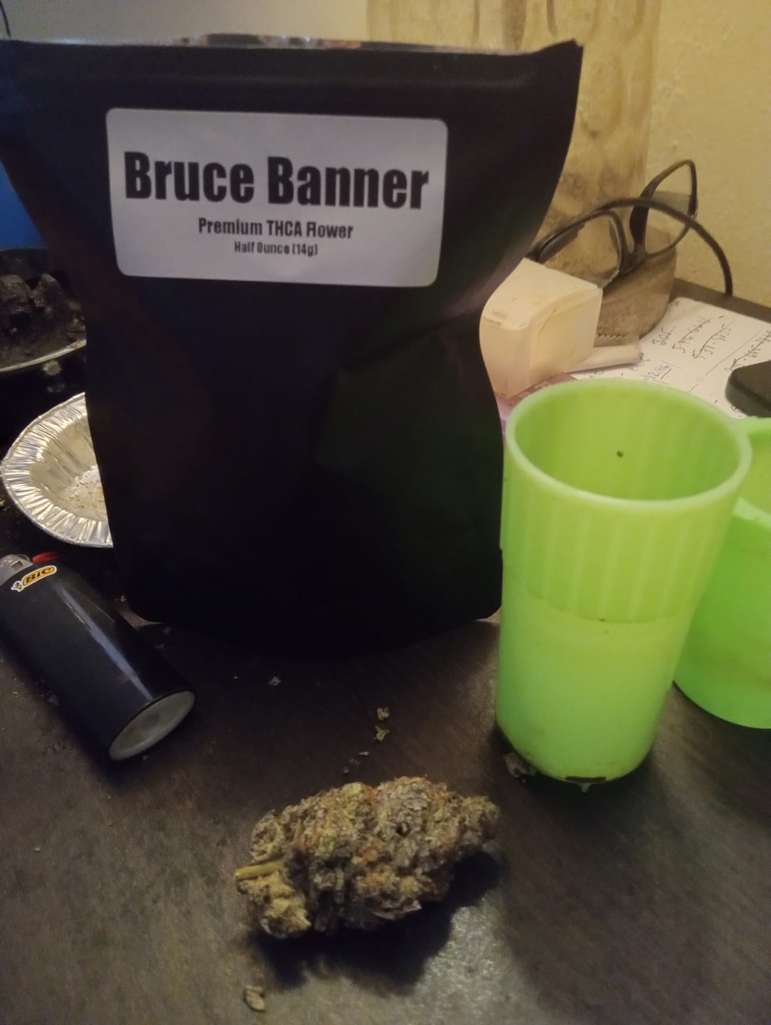 Customer photo review of Bruce Banner THCA Flower (Budget)