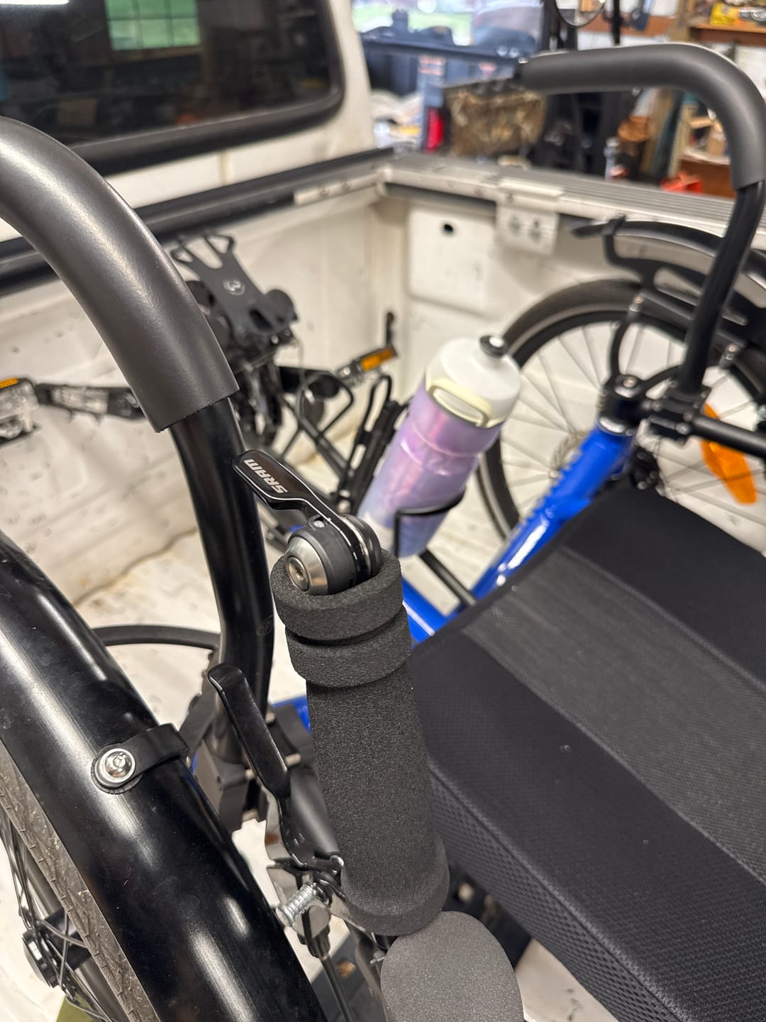 Customer photo review of Adjustomatic Bottle Mount