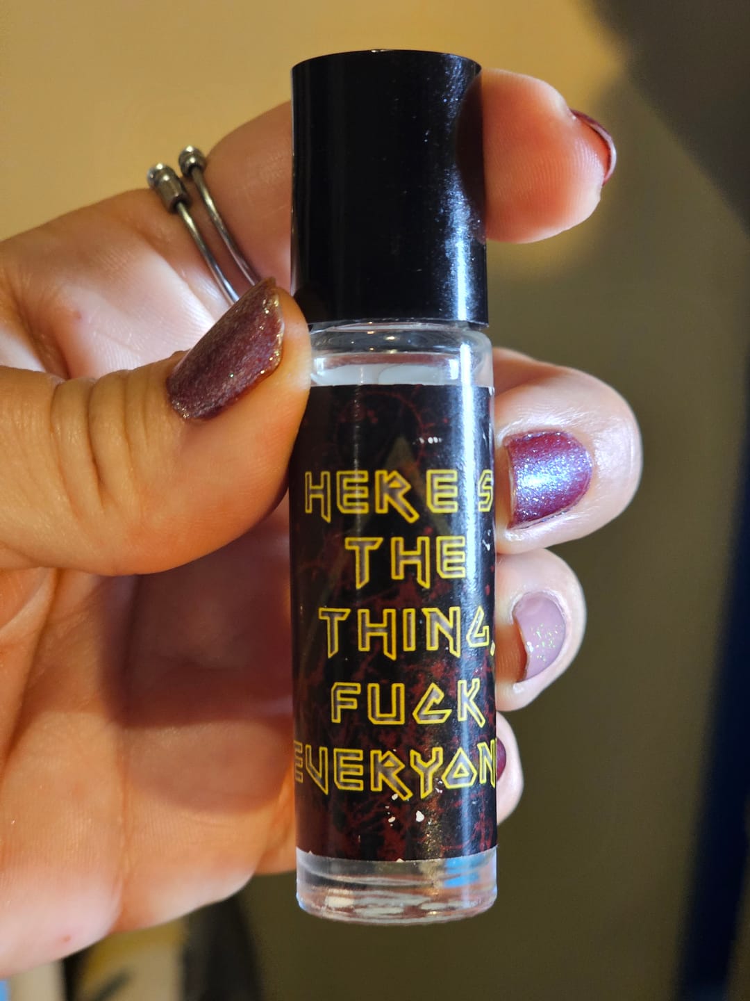 Customer photo review of Here's the Thing, Fuck Everyone