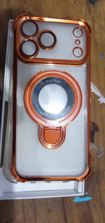 Customer photo review of Coque iPhone anti-chute à anneau invisible Airluma