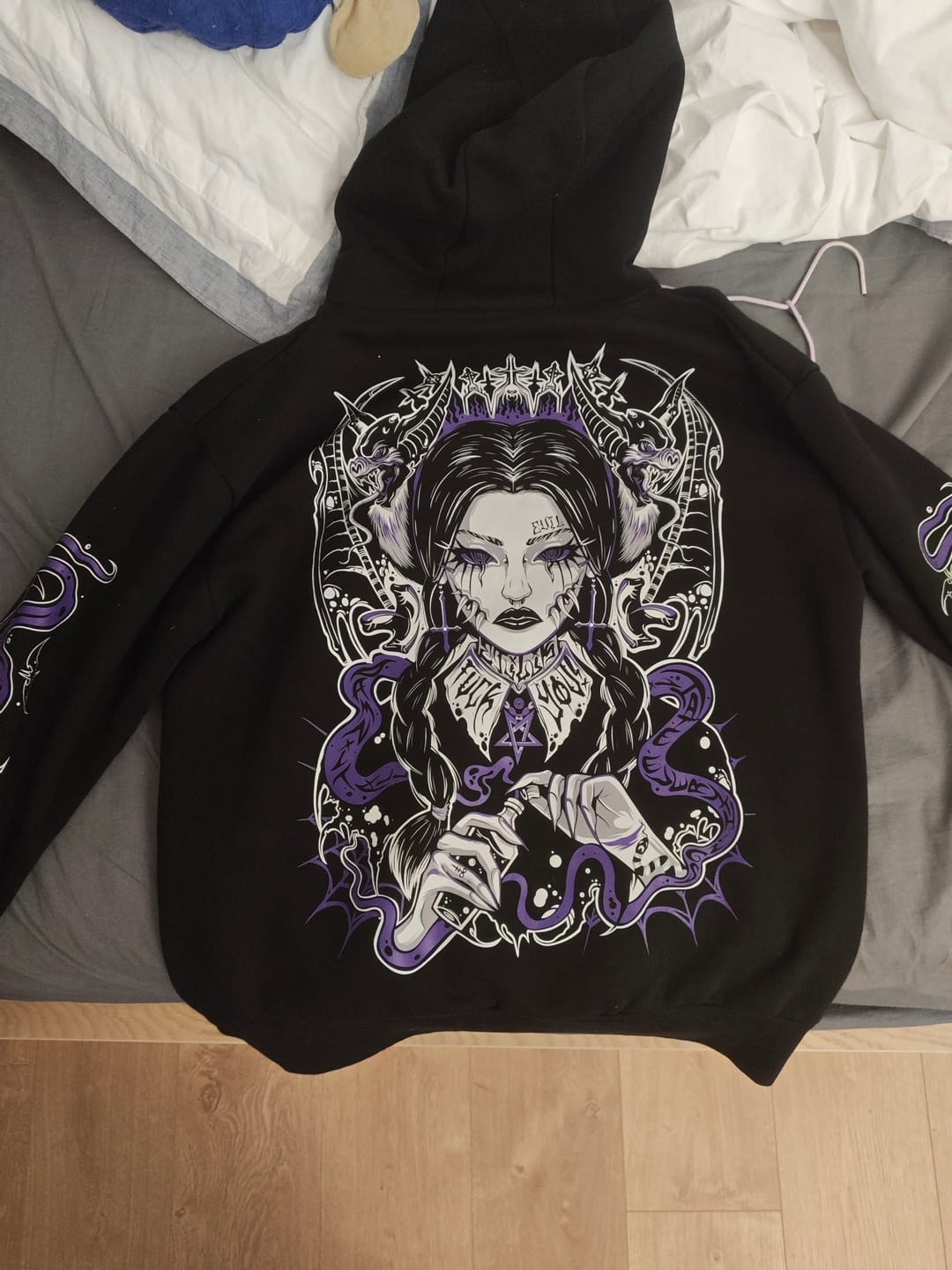 Customer photo review of Wednesday - Hoodie