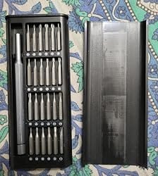 Customer photo review of 24 in 1 Screwdriver Set